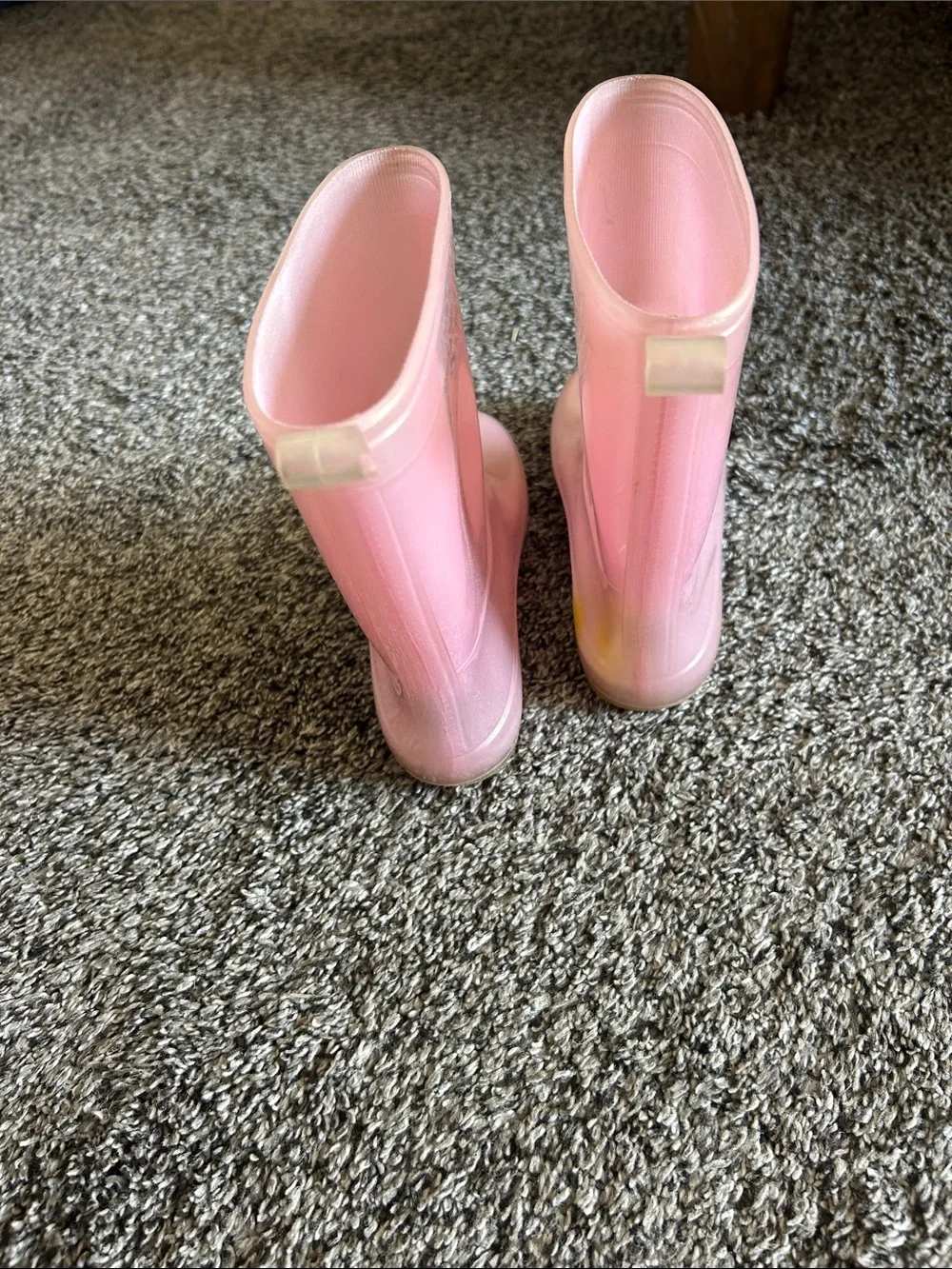 Cat & Jack Pink Shimmer Kids Rain Boots
